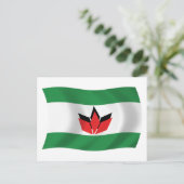 Hongaarse Mensen Vlag Ansichtkaart Briefkaart (Staand voorkant)