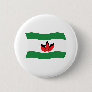 Hongaarse Mensen Vlag Knop Ronde Button 5,7 Cm
