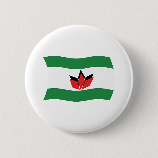 Hongaarse Mensen Vlag Knop Ronde Button 5,7 Cm (Voorkant)