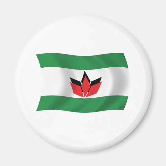 Hongaarse Mensen Vlag Magneet (Voorkant)