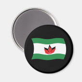 Hongaarse Mensen Vlag Magneet (Voorkant / Achterkant)