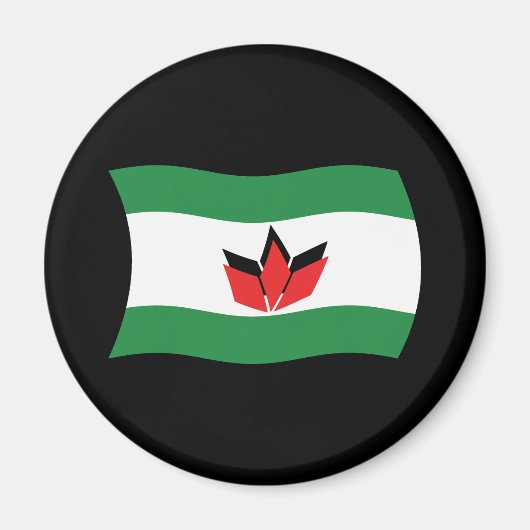 Hongaarse Mensen Vlag Magneet (Voorkant)
