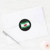 Hongaarse Mensen Vlag Sticker (Envelop)