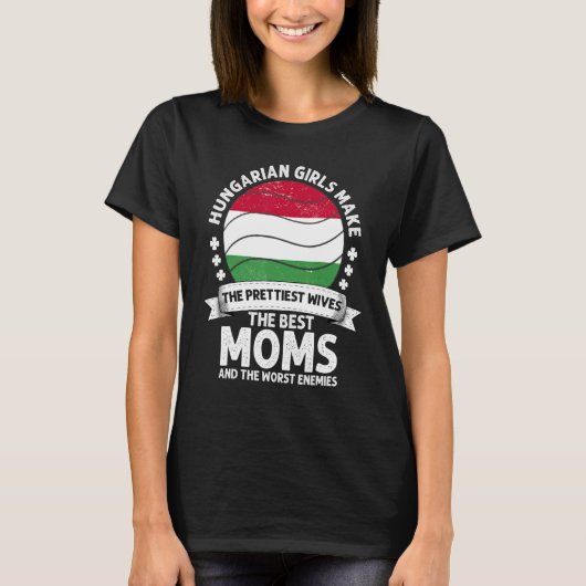 Hongaarse Moeder Hongarije Moederdag Mama Hongaars T-shirt (Voorkant)