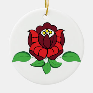 Hongaarse opflakkering keramisch ornament
