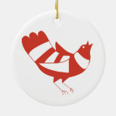 Hongaarse opflakkering keramisch ornament (Achterkant)