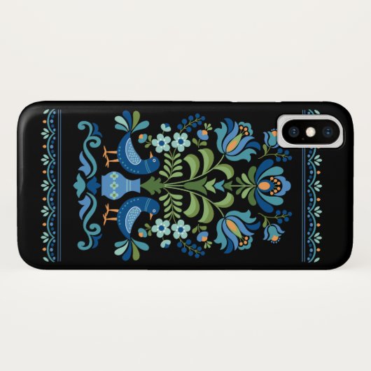 Hongaarse opvouwvogels Case-Mate iPhone case (Achterkant (horizontaal))