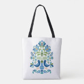 Hongaarse opvouwvogels tote bag (Achterkant)
