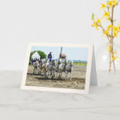 Hongaarse paardrijden kaart (Gele Bloem)