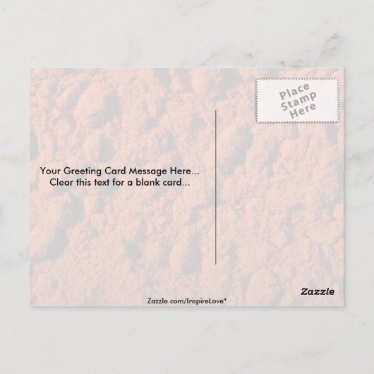 Hongaarse paprika briefkaart (Achterkant)