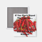 Hongaarse Paprika Magnet (Voorkant / Achterkant)