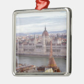 Hongaarse parlement Boedapest overdag Metalen Ornament (Links)