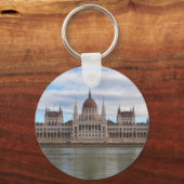 Hongaarse parlement Boedapest overdag Sleutelhanger (Voorkant)