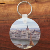 Hongaarse parlement Boedapest overdag Sleutelhanger (Voorkant)