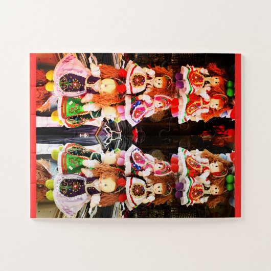 Hongaarse poppen legpuzzel (Horizontaal)