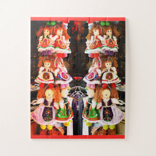 Hongaarse poppen legpuzzel