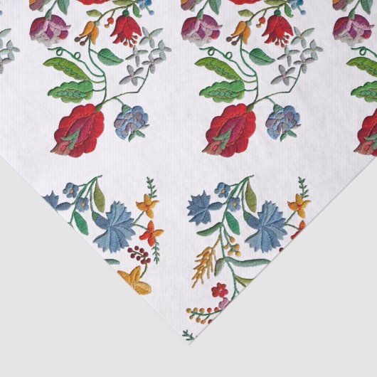 Hongaarse Rhapsodie #2 Folk Embroidery Tissuepapier (Detail)