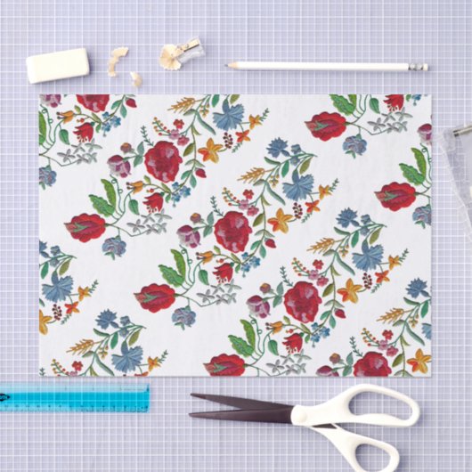 Hongaarse Rhapsodie #2 Folk Embroidery Tissuepapier (Craft)