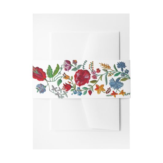 Hongaarse Rhapsodie #2 Folk Embroidery Uitnodigingen Wikkel (Voorkant Voorbeeld)