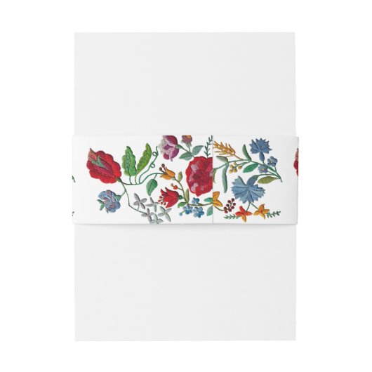 Hongaarse Rhapsodie #2 Folk Embroidery Uitnodigingen Wikkel (Achterkant Voorbeeld)