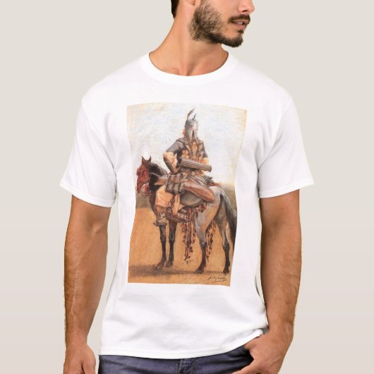 Hongaarse Rider van het tijdperk van verovering T-shirt (Voorkant)