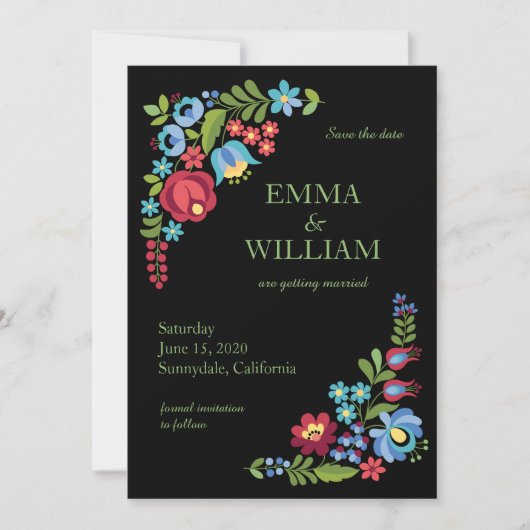 Hongaarse rode rozenwandelaarster redt de datum Ka Kaart (Voorkant)