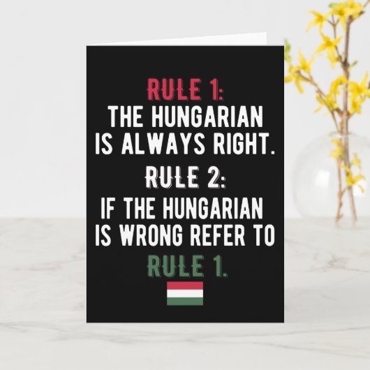 Hongaarse rots Hongarije vlag Hongaars erfgoed Kaart (Gele Bloem)