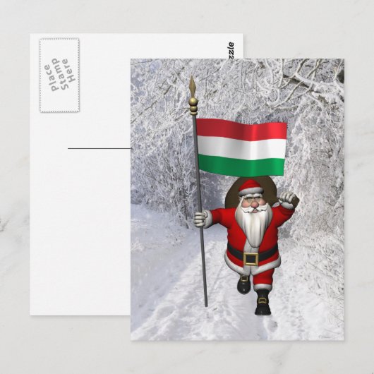Hongaarse Sinterklaas Briefkaart (Voorkant / Achterkant)
