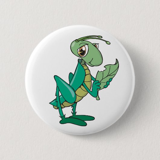 Hongaarse sprinkhaan ronde button 5,7 cm (Voorkant)