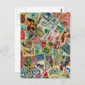 Hongaarse Stempelmengsel Briefkaart (Voorkant / Achterkant)