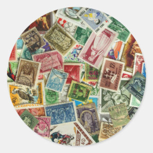 Hongaarse Stempelmengsel Ronde Sticker