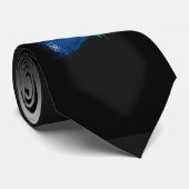 Hongaarse tonijn op stropdas van donkere metalen (Opgerold)