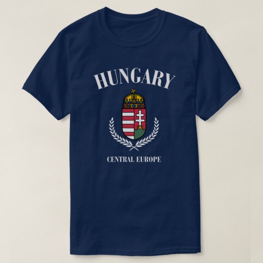 Hongaarse trots met ons gedurfde Hongarije vlag T- T-shirt (Design voorkant)