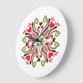 Hongaarse Tulip Floral Motif Grote Klok (Hoek)