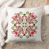 Hongaarse Tulip Floral Motif Kussen (Deken)