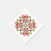 Hongaarse Tulip Floral Motif Servet (Hoek)