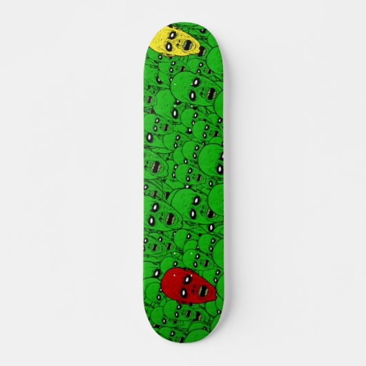 Hongaarse Undode Zombie-hoofden Skateboard (Voorkant)