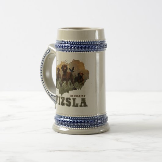 Hongaarse Vizsla Art Bierpul (Voorkant links)