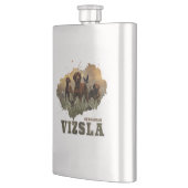 Hongaarse Vizsla Art Flacon (Links)