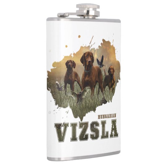 Hongaarse Vizsla Art Heupfles (Rechts)