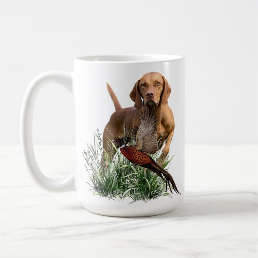 Hongaarse Vizsla Art Koffiemok (Links)