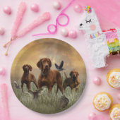 Hongaarse Vizsla Art Papieren Bordje (Feest)