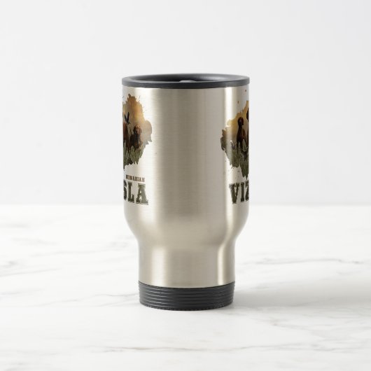 Hongaarse Vizsla Art Reisbeker (Center)