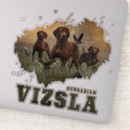 Hongaarse Vizsla Art Sticker
