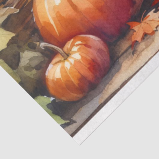 Hongaarse Vizsla Autumn Leaves Decoupage Tissuepapier (Detail)