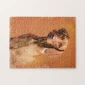 Hongaarse Vizsla Dog Art Legpuzzel (Horizontaal)