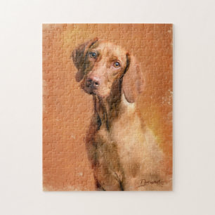Hongaarse Vizsla Dog Art Legpuzzel