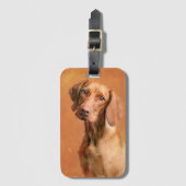Hongaarse Vizsla Dog Art Painting Bagagelabel (Voorkant (verticaal))