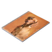 Hongaarse Vizsla Dog Art Painting Notitieboek (Linkerzijde)