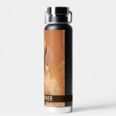 Hongaarse Vizsla Dog Art Painting Waterfles (Achterkant)